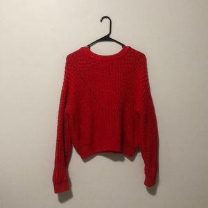 Bright Red H&M Sweater